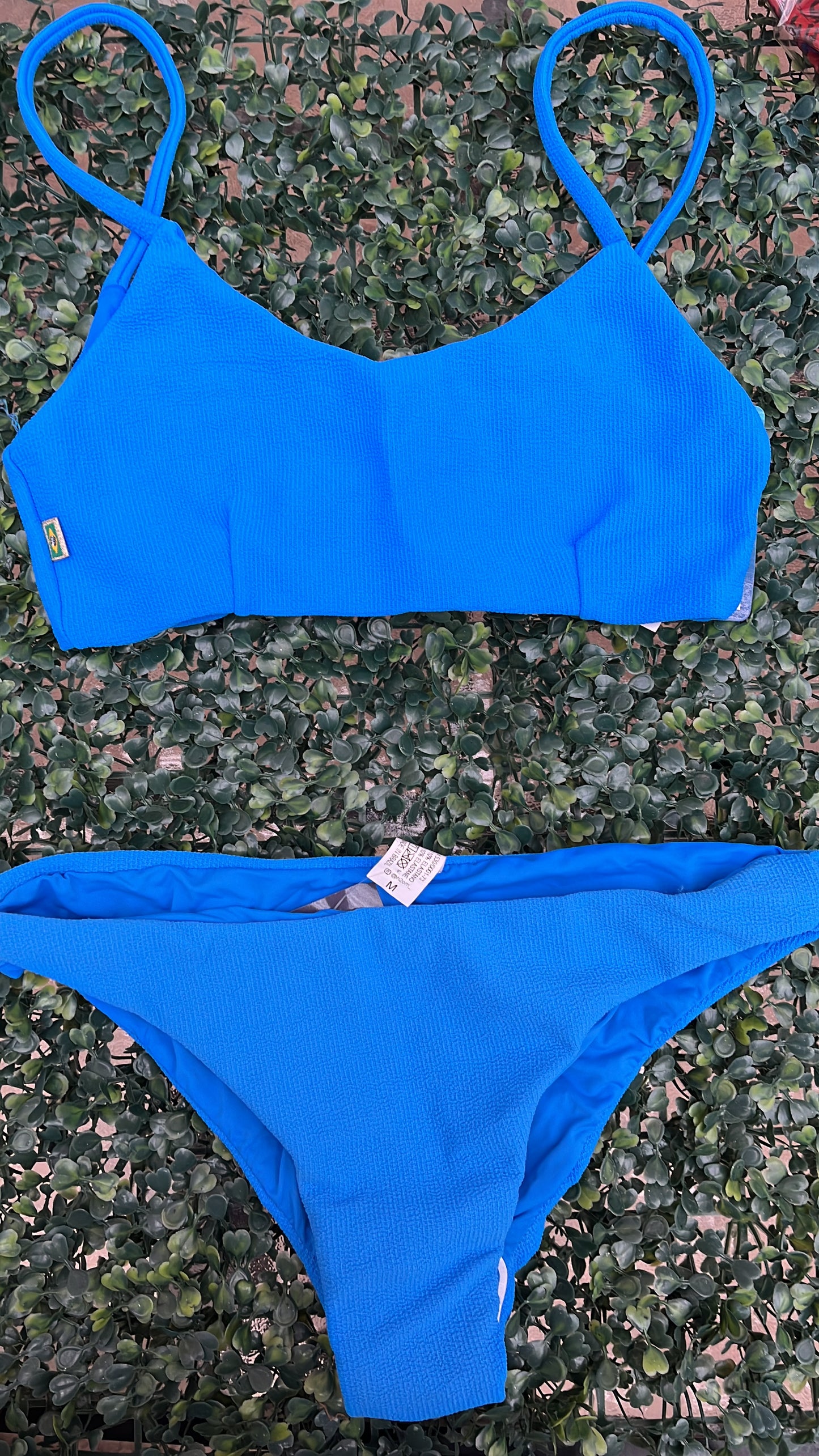 BIKINI COMFY TEXTURE AZUL